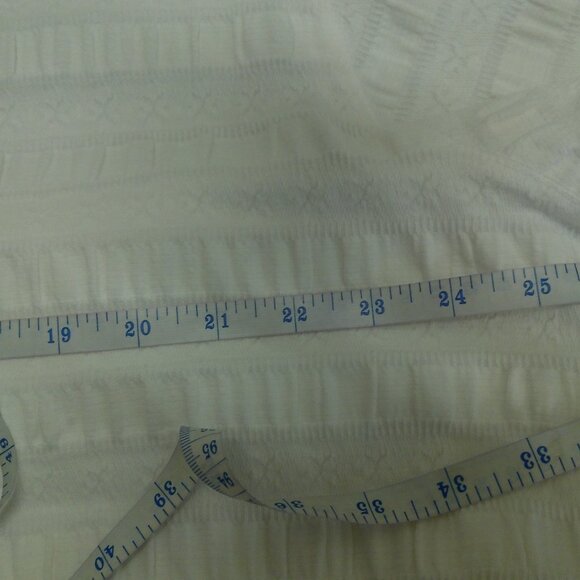 Liz Clairborne Blouse Short Sleeves Off White Size 2X - Picture 6 of 7